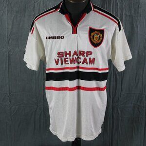 Manchester United Jersey (VTG) - 1997 Away Jersey by Umbro - Men's XL